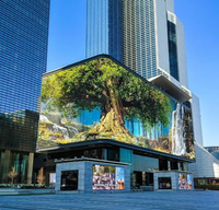 Écran LED d'affichage vidéo 3D extérieur étanche pour publicité sur scène, église, centre commercial