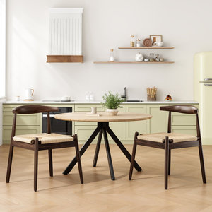 ชุดรับประทานอาหารสไตล์โบฮีเมียนชุดรับประทานอาหารสไตล์โบฮีเมียนโต๊ะไม้และเก้าอี้ - Product Image 6