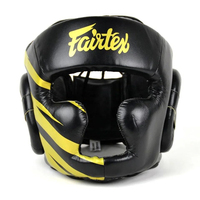 Casque de protection intégral respirant en cuir microfibre pour le kickboxing et le sparring, modèle Fair Tex Super, vente en gros