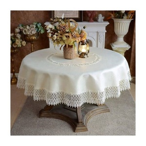 Mantel Rectangular de Encaje Bordado Floral OEKO-TEX Personalizado para Comedor y Bodas, OEM ODM, MOQ Bajo, Venta al por Mayor Directa de Fábrica - Product Image 4