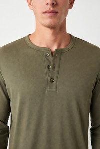 เสื้อเชิ้ตแขนยาวลำลองสำหรับผู้ชาย สีเทาล้วน ทรงปกติ สวมใส่สบายในชีวิตประจำวัน - Product Image 5