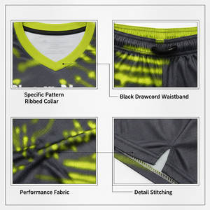 Tenue de football unisexe en gros, conception de logo personnalisé, short respirant à séchage rapide, kit de football personnalisable - Product Image 6