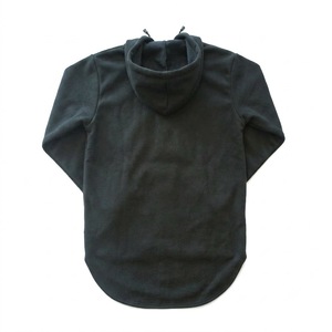 เสื้อฮู้ดผู้ชายทรงปกติ ผ้าฟลีซ 100% ผ้าฝ้าย สีพื้น มีกระเป๋าหน้า แขนยาว สวมใส่สบาย ระบายอากาศได้ดี เหมาะสำหรับฤดูหนาว - Product Image 4