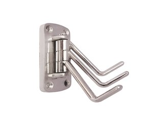 3 Pin Stainless Steel Cloth <b>Hook</b> for Doors and Walls Premium Quality SS202 - Product Image 1