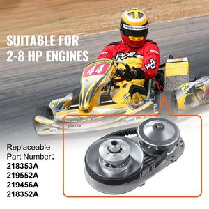 Frizione ad Alta Resistenza 2000 RPM per Motori da 8HP con Ruote Asimmetriche e Robusta Cinghia in Gomma - Product Image 2
