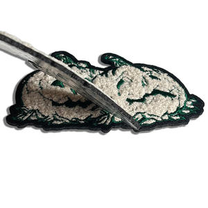 Wholesale Embroidery Patch Custom Chenille Style Fabric Applique for <b>Jackets</b> Shirts Caps Bags Clothing Iron On Sew On Decorative - Product Image 4