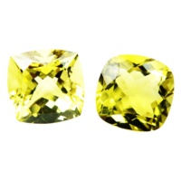 Nouvelles pierres précieuses PDM, quartz citron, forme coussin, taille facetée, pierres précieuses en vrac pour la fabrication de bijoux, bagues/boucles d'oreilles, provenant d'un grossiste indien