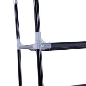 Modern 10-Tier Non-Woven Fabric <b>Shoe</b> Rack Simple Assembly with Handle Black-Adjustable Home Furniture for <b>Shoe</b> <b>Storage</b> - Product Image 5