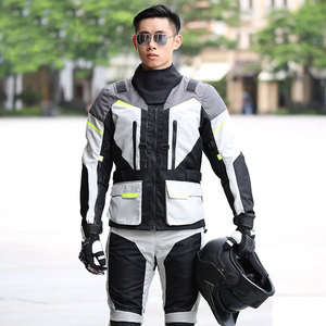 OEM Design Cordura Waterproof Breathable Flame-Retardant Racing Motorcycle Suit Jacket & Pant Set Leather Textile All Seasons - Product Image 2
