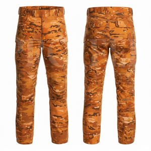 2026 New Design Straight Fitted <b>Camouflage</b> Uniform <b>Cargo</b> <b>Pants</b> Men Outdoor Utility Trousers Comfortable Multi Pocket Work <b>Pants</b> - Product Image 4