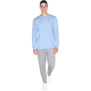 Camiseta Personalizada de Manga Larga para Hombre, Cuello Redondo, Algodón, OEM ODM, Ropa Básica al por Mayor - Product Image 5