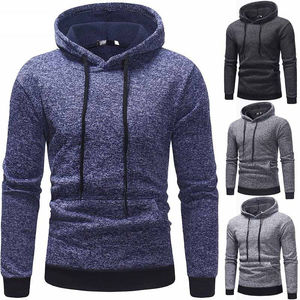Sweat à capuche d'hiver tendance, unique, en polaire solide, coupe-vent, chaud, respirant, léger, 100 % coton, logo personnalisé, 330 g, coupe classique - Product Image 3
