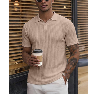 Vêtements de golf personnalisés pour hommes, performance sportive, tissu tricoté en polyester, séchage rapide, évacuation de l'humidité, respirant, fabricant de vêtements de sport - Product Image 5