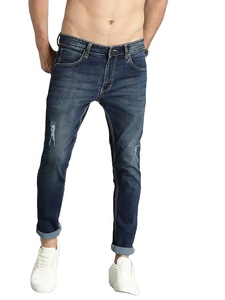 2024 última moda Pantalones vaqueros de mezclilla para hombre clásico lavado al por mayor OEM superventas precio barato diseño personalizado de alta calidad - Product Image 5
