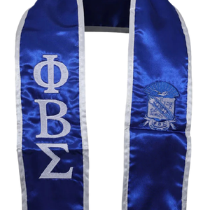 Étole bleue de remise de diplôme, écharpe d'honneur, accessoire de cérémonie de remise des diplômes, vêtement de célébration des réalisations académiques - Product Image 6