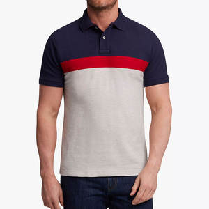 Wholesale <b>Classic</b> Slim Fit Contrast Collar Short Sleeve Polo T-Shirt Sports Business Men's Sportswear - Product Image 2