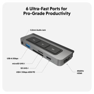 ฮับ HyperDrive MEDIA USB-C สำหรับ iPad Pro/AIR - Product Image 4