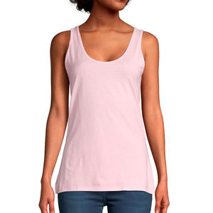 Débardeur grande taille en coton/fibre de bambou, sans manches, léger, extensible, tissu doux, débardeur pour femme de qualité économique - Product Image 4