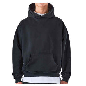 Sweat-shirt personnalisé de haute qualité pour l'automne et l'hiver, imprimé en relief, coupe ample, pour homme, avec impression en relief, uni - Product Image 6
