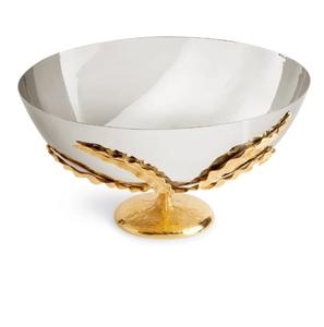 Frutero Decorativo de Metal con Forma de Granada, Recipiente para Chocolate con Acabado Dorado, Soporte de Aluminio para Servir Frutas - Product Image 6