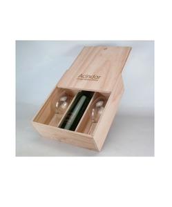 Soporte de madera de calidad para botellas, estante de almacenamiento de botellas de vino para encimera de cocina, organizador de madera natural para mesa de comedor - Product Image 1