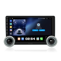 Estéreo Universal para Auto de 10 Pulgadas, Reproductor de DVD, Radio, Navegación, Unidad Principal de 4 Núcleos, GPS, Amplificador, Carplay, Android Auto con Perillas