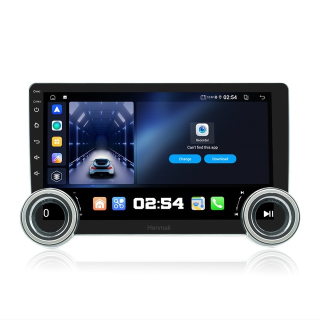 Universal 10 Inch Car Stereo Car DVD Player Car Radio Navigation 4Core Head Unit GPS Amplifier Carplay Android Auto with Knobs