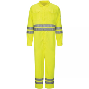 <b>Men's</b> Hi Vis Waterproof Workwear <b>Overall</b> Coverall Customized Logo Construction Suit Electrician Hi Vis <b>Overall</b> Uniform - Product Image 4