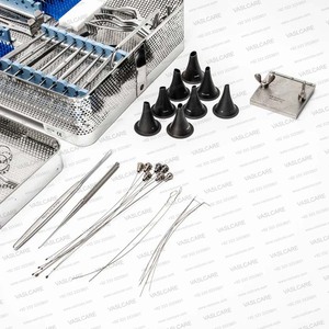 ENT Ear Surgical Instruments Tray Set Stainless Steel Otology Surgery <b>Kit</b> for Ear Anatomy Treatment <b>Kit</b> by Vaslcare - Product Image 6