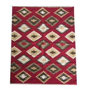 Tapis Kilim Tribal 100% Laine Fait Main de Qualité Supérieure, Design Traditionnel Vibrant et Coloré, Idéal pour la Prière, la Décoration d'Hôtel, le Salon et le Bureau - Product Image 3