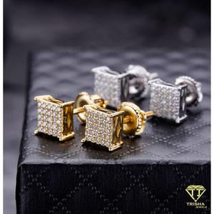 Bague en moissanite en gros, en argent sterling 925, bijoux de luxe haut de gamme pour occasions spéciales - Product Image 2