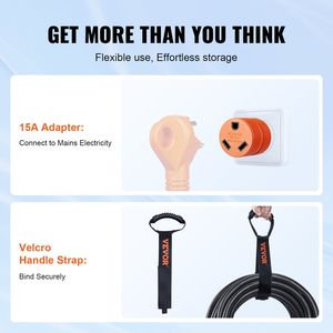 Cavo di Alimentazione per Camper da 7,6 Metri, 30 Ampere, STW 3*10AWG, Connettore Maschio NEMA TT-30P e Femmina NEMA L5-30R, per Sistemi Elettrici RV con LED - Product Image 4