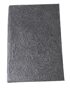 Cuaderno de oficina con acabado en cuero, papel de algodón reciclado hecho a mano y cubierta dura de madera sin ácido, personalizable. - Product Image 1