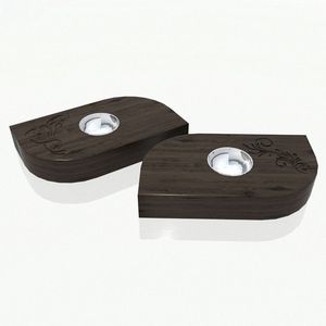 Support d'encens en bois moderne pour la vente en gros, brûleur de Bakhoor en bois, support de Mabkhara en bois avec calligraphie arabe, décoration d'intérieur - Product Image 4