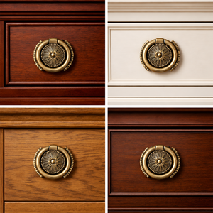 Antique Finish Decorative Cabinet Knob Pull Handle for Drawers Wardrobes <b>Cupboards</b> Kitchen Cabinets and Furniture - Product Image 4