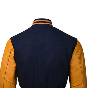 Women's Casual Varsity <b>Jacket</b> College Bomber Coat Trendy Streetwear Lightweight Wool Outerwear Zipper Pockets Custom Embroidery - Product Image 2