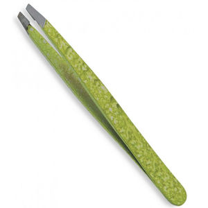 Pince à épiler professionnelle en acier inoxydable à pointe inclinée pour soins de beauté, fabrication de qualité, durable, pour l'épilation des sourcils - Product Image 5