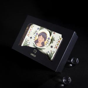 Boîte-cadeau d'art imprimé en feuille d'or du zodiaque de luxe personnalisé Premium RTS boîte-cadeau du zodiaque de luxe personnalisé pour un anniversaire personnel - Product Image 5