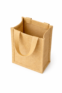 Bolso Tote de Yute Bohemio Hecho a Mano AMANI con Dijes de Corazón, Color Sólido, Gran Capacidad, Bolso de Hombro Plano Sostenible para Compras - Product Image 2