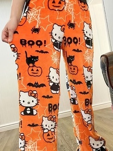 Wholesale Baggy Fleece <b>Trousers</b> Unisex Heavyweight Winter Sweatpants Loose Fit Oversized Jogger Pants - Product Image 2