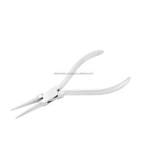 Alicates de punta de cadena curvada para fabricación de relojes, mango liso de 140MM - Product Image 5