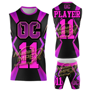 เสื้อเจอร์ซีย์คอเต่าแบบสวม 7 ต่อ 7 รุ่น Pure Youth Custom Full Sublimation Lightning ลายหัวกะโหลก สไตล์สตรีทแวร์ สำหรับฟุตบอลแบบ Flag Football - Product Image 3