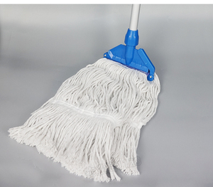 Recharge de tête de balai serpillère en coton robuste et réutilisable, auto-essoreuse, pour nettoyage de sols humides, usage commercial et industriel, durable, vente en gros usine - Product Image 4