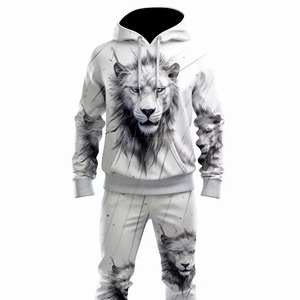 Ensemble de survêtements personnalisés en gros, fabricant de vêtements de sport OEM ODM, tenue de sport athlétique pour hommes et femmes, jogging - Product Image 2