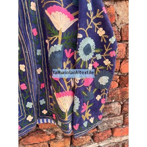 Wholesale <b>Velvet</b> Suzani Embroidered Jacket <b>Coat</b> Unisex Winter <b>Coat</b> With Inside Cotton Lining Boho Chic Jacket - Product Image 4