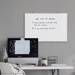 Pizarra Magnética Moderna con Marco Grueso de Aluminio, Montable en Pared, 45×60cm, para Uso en Oficina - Product Image 6