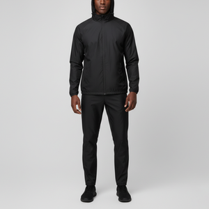 Hot Selling Black Winter Unisex Elastic <b>Waist</b> Sauna Suit Gym Running Set Breathable Four-Way Stretch Sportswear Fitness Weight - Product Image 6