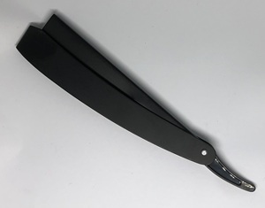 มีดโกนหนวดตรงแบบมืออาชีพ ทำจากสแตนเลส พร้อมด้ามจับเหล็ก - Product Image 1