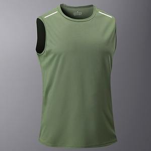 Camisetas sin mangas para hombre, cuello redondo, lisas y lavadas - Product Image 6