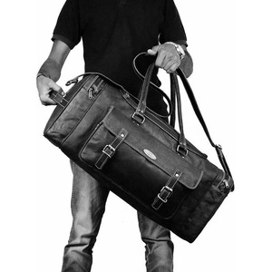 Bolsa de Viaje de Cuero Genuino para Hombre, Ecológica, Gran Capacidad (50-70L), Logotipo y Color Personalizables, para Gimnasio/Fines de Semana - Product Image 2